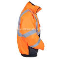 Men's High-Visibility Orange  Waterproof Insulated Jacket